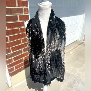 Junky Munky Silky Velvet Sheer Scarf